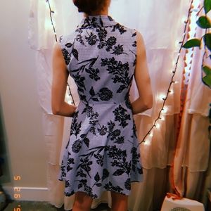 Thrifted Collared Button Down Dress🥥